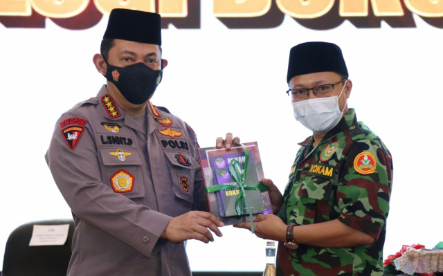 Kapolri Jenderal Listyo Sigit Prabowo menyempatkan hadir dalam acara Tanwir 1 Literasi Kebangsaan Pemuda Muhammadiyah.