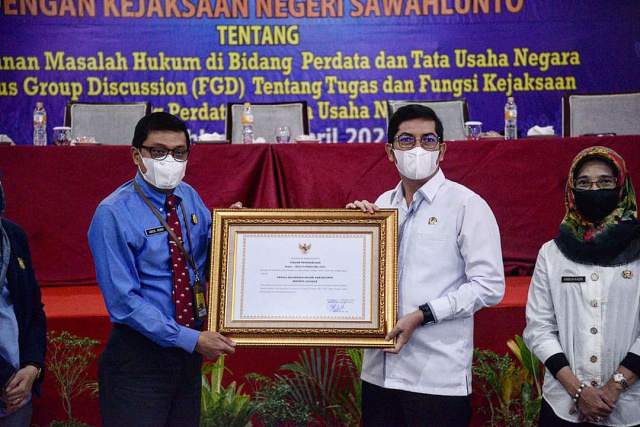 Pemko dan Kejari Sawahlunto Jalin Kerjasama Bidang Hukum Perdata dan Tata Usaha Negara