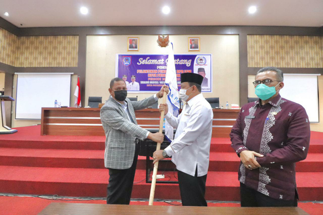 Ketua Umum DPD LPM Provinsi Sumatera Barat (Sumbar) Afrizal juga melantik kepengurusan DPD LPM Kota Payakumbuh 