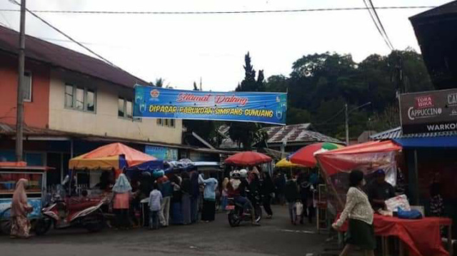 Salah satu lokasi pasar pabukoan dikecamatan Padang Panjang Timur. Persisnya, kanagarian Gunuang. 