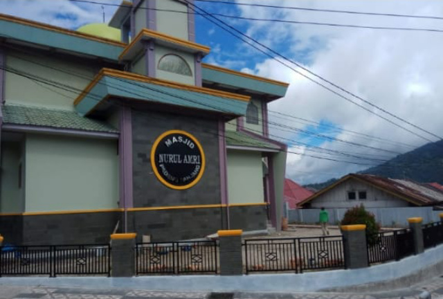 Mesjid Nurul Amri salah satu rumah ibadah malam ini, Jumat, 16/4/21, akan dikunjungi Tim Safari Ramadhan Kota Padang Panjang. 
