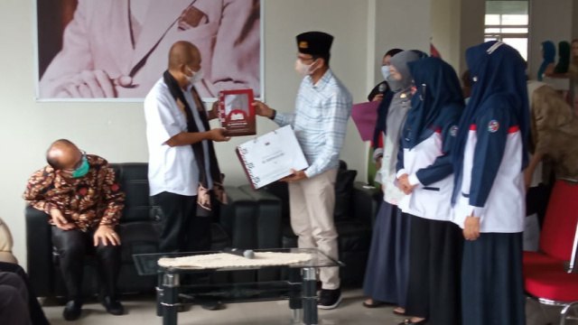 Bupati Limapuluh Kota Safaruddin Dt. Bandaro Rajo menerima kunjungan Sekretaris Menkop UKM