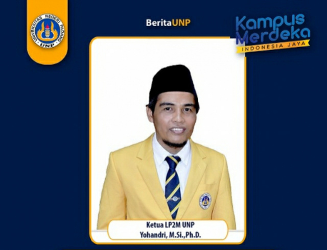 Kepala LP2M UNP Yohandri, M.Si, Ph.D