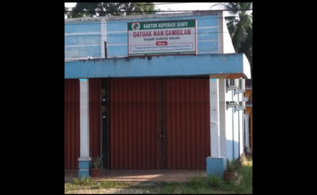 Kantor Koperasi Sawit Datuak Nan Sambilan Nagari Gunung Medan