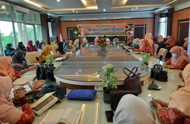 Dharma Wanita Persatuan (DWP) Kota Bukittinggi menggelar Lomba Tahsin di lingkungan DWP Kota Bukittinggi