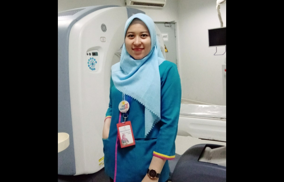 Kepala Ruangan Radiologi di Semen Padang Hospital ( SPH ) Lissa Amalia.K, A. Md Rad