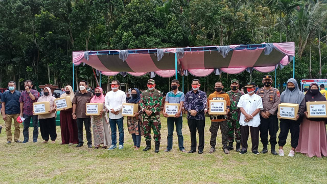 Pembukaan Pra-TMMD Manunggal Membangun Desa ke-111 Kodim 0306/50 Kota tahun 2021, bertempat di Jorong Talang, Nagari Talang Maur, Kecamatan Mungka, Kabupaten Limapuluh Kota