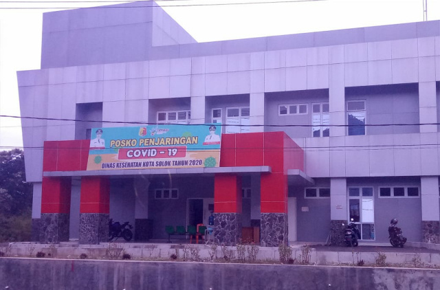 Pusat penanganan covid-19 Kota Solok.