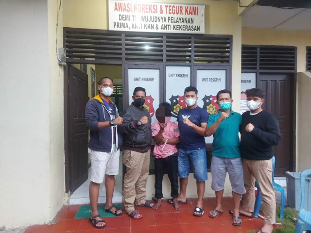 Aparat kepolisian Polsek Kinali menangkap IG pelaku curat di Kejorongan Mandiangin
