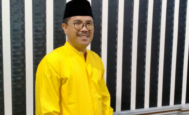 Ketua Golkar Kota Padang Panjang, Mahdelmi, S.Sos Dt Barbanso.