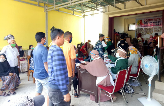 Pelaksanaan vaksinasi covid-19 di Tanahgaram