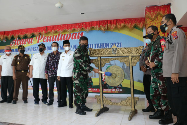 Penutupan kegiatan TMMD/N ke-111 Kodim 0306/50 Kota di Aula Kantor Bupati Limapuluh Kota