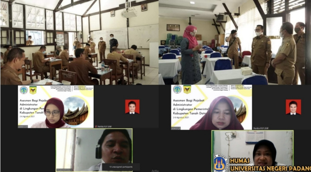 Pusat Pengembangan layanan Psikologi UNP melakukan kegiatan Asesmen bagi pejabat Administrator di lingkungan Pemerintah Kabupaten Tanah Datar