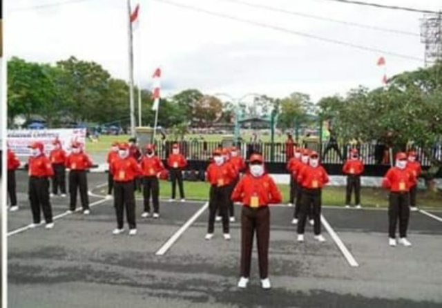 Paskirbraka Kota Bukittinggi saat berlatih