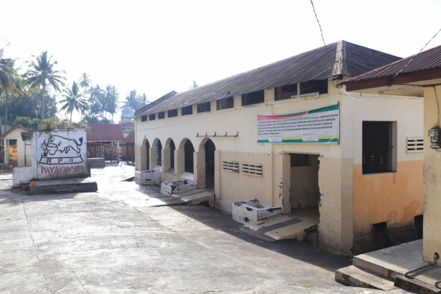 Rumah potong hewan (RPH) tradisional yang berada di Kelurahan Nunang Daya Bangun, Kecamatan Payakumbuh Barat