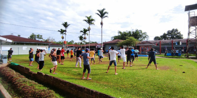 WBP Lapas Kelas IIA Bukittinggi lakukan senam