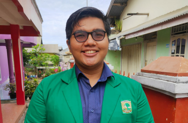 Bivo Muhandeza, mahasiswa binaan Unit Pengumpul Zakat (UPZ) Baznas Semen Padang