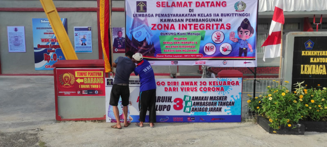 Lembaga Pemasyarakatan Kelas IIA Bukittinggi, terus melakukan penguatan zona integritas 