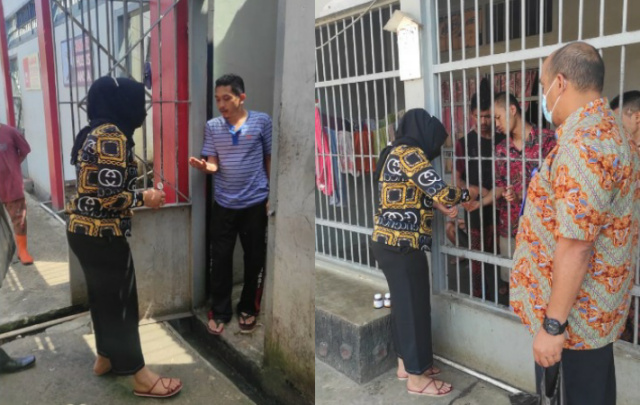 Pembagian suplemen dan vitamin bagi warga binaan di Lembaga Pemasyarakatan (Lapas) Kelas IIA Bukittinggi  