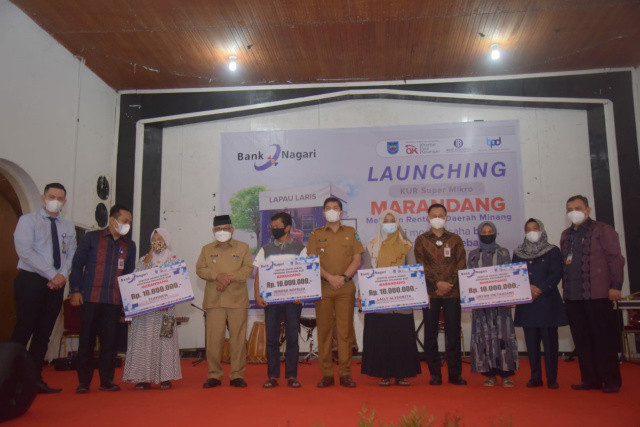 Bank Nagari Launching Kredit Marandang Di Kota Sawahlunto, Senin (13/9)