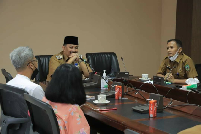 Bupati Pasaman, Benny Utama bersama Tim Penilai dari Kemendikbud Ristek RI