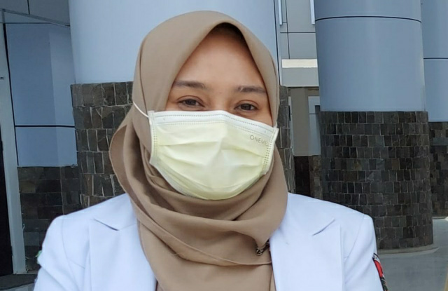 Sekretaris Dinas Kesehatan Kota Bukittinggi dr.Vera Maya Sari 