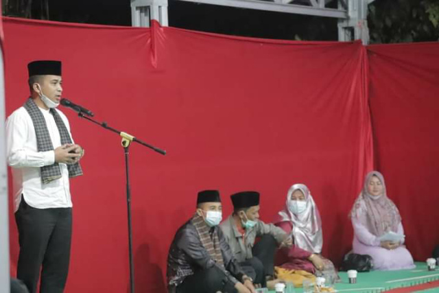 Wakil Walikota Solok Ramadhani Kirana Putra saat pertemuan sasaran silek tuo