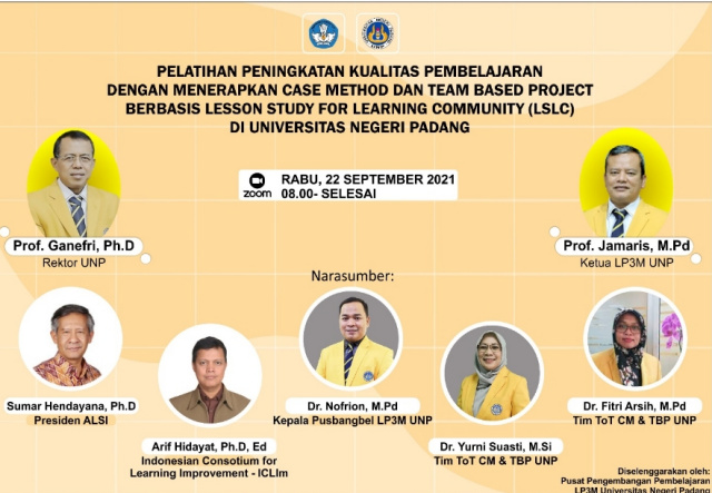 pelatihan pembelajaran kolaboratif – partisipatif dengan case method dan team based project