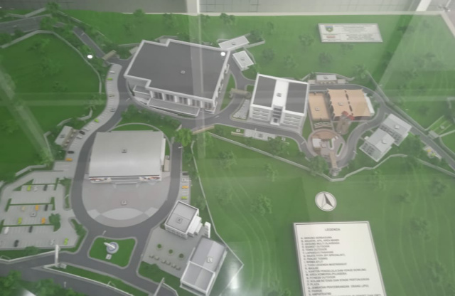 Inilah Maket Plan Sport Centre / Sport Village akan dibangun Pemko  Padang Panjang direncanakan mulai tahun 2022 ini.