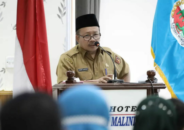 Bupati Agam, Dr. H. Andri Warman membuka Rapat Kerja dan Musyawarah Daerah ke-IX DEKOPINDA Kabupaten Agam
