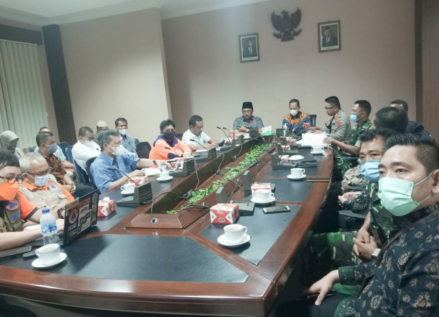 Rapat gabungan tanggap darurat bencana gempa Pasaman