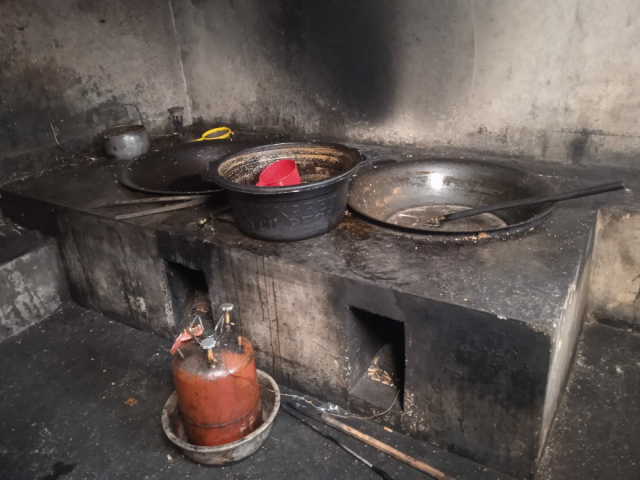 Dapur salah seorang warga.