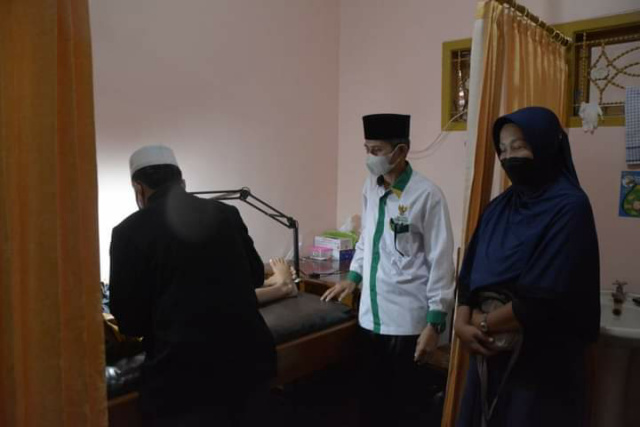 Pelaksanaan khitanan masal dilaksanakan Baznas Kota Padang Panjang.