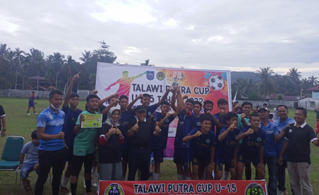 Pasaman Barat Juara Piala Adinegoro Talawi Putra Cup U 15