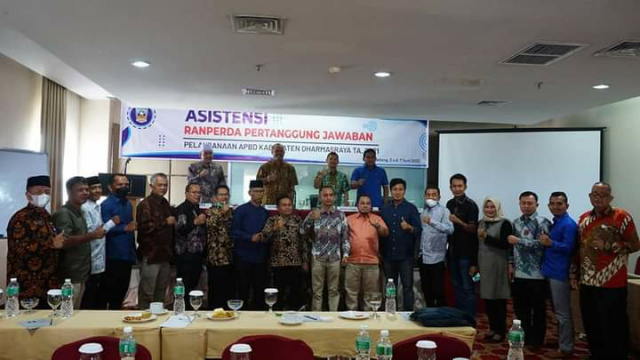Pemkab Dharmasraya saat gelar asistensi di Grand Basko Padang