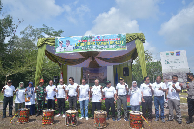 Launching Taman Kehati Emil Salim Sawahlunto, Rabu (8/6)