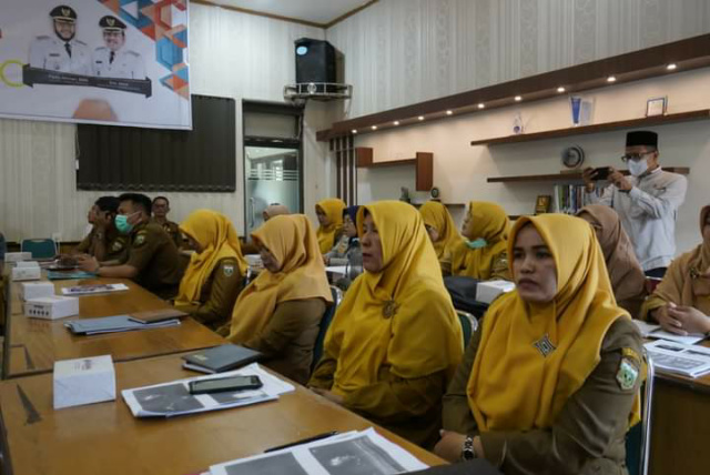 Peserta bimtek ke arsipan digelar BKPSDM Padang Panjang, Senin (4/7/2022).