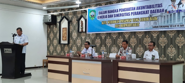 Bagian Organisasi Setdakab Pasaman gelar Bimtek SAKIP