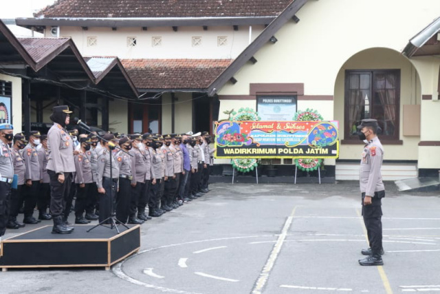 Foto Kapolres Pimpin Apel Personel Polres Bukittinggi dan jajaran, Jumat (22/07/2022)