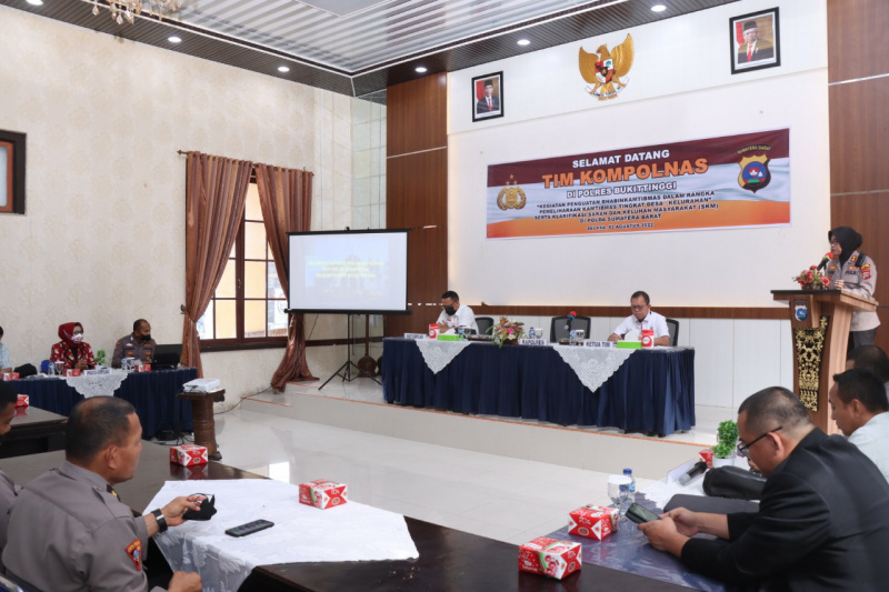 Kompolnas datangi Polres Bukittinggi, guna Penguatan Bhabinkamtibmas,