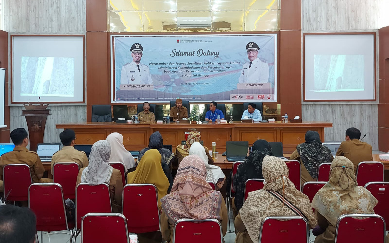 Wako Erman Safar luncurkan Aplikasi Layanan Online Administrasi Dukcapil