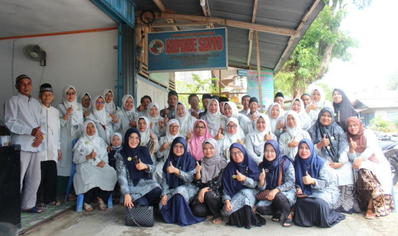 Foto: Pengurus dan anggota Kopabe Saiyo Tj Baringin