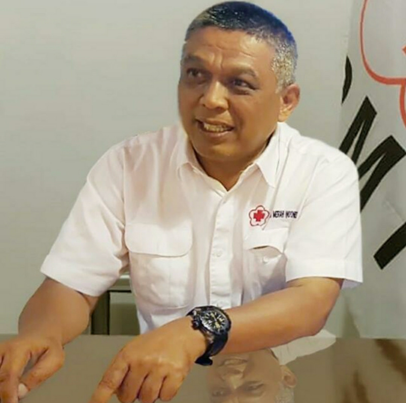 Foto Ketua PMI Bukittinggi H. Chairunas.