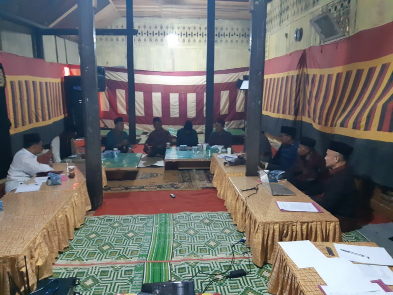 Musyawarah Bilik Ninik Mamak dalam Alek Mandeh, Sijunjung (30/10/2022)