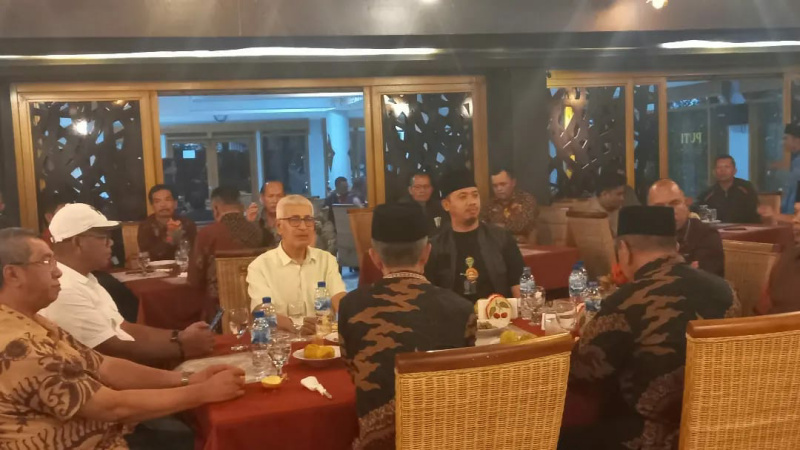 Foto Erman Safar hadiri Malam Kebersamaan,lintas Agam.