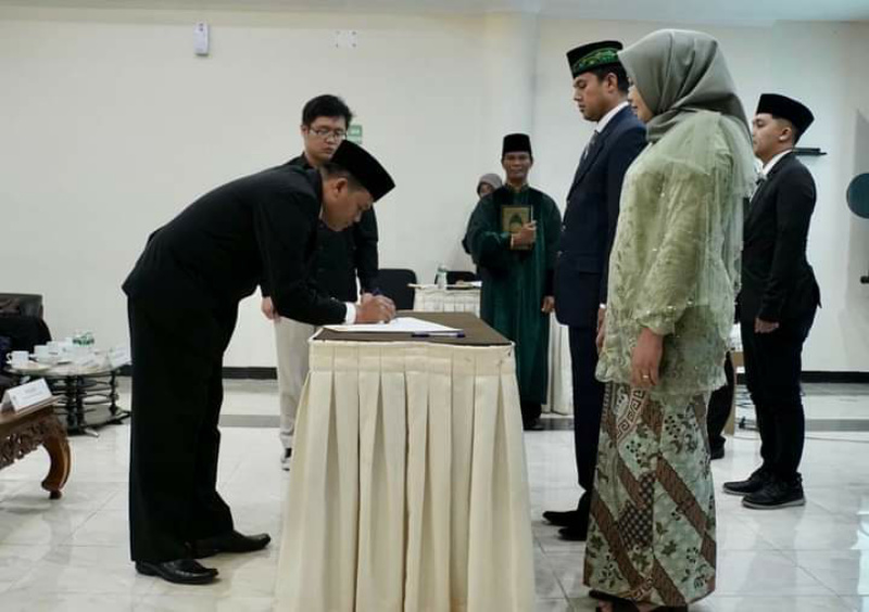 Suasana penandatanganan SK.