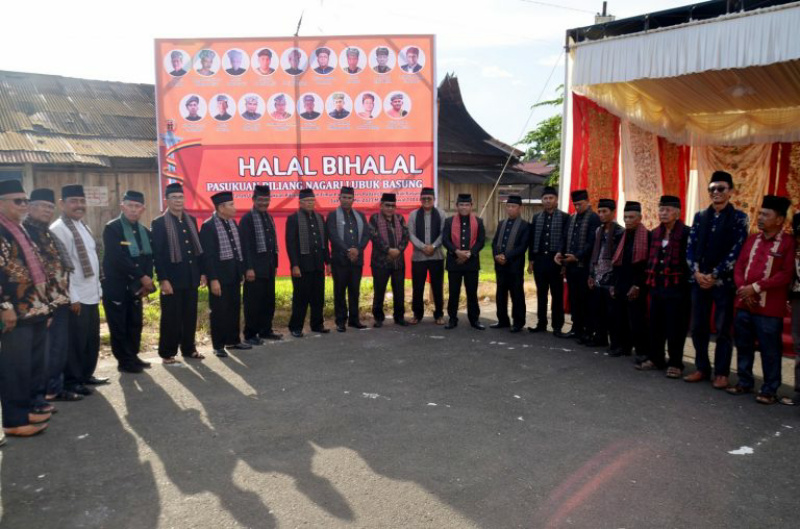 Suasana halal bihalal FKP14 Lubuk Basung berlangsung