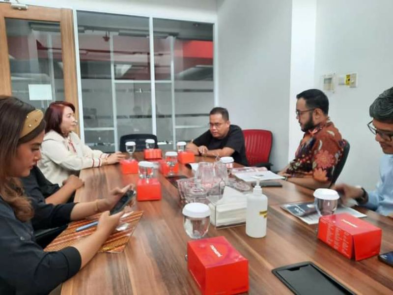 Wako Fadly Amran saat beri penjelasan pada jajaran Redaksi Majalah TEMPO di Jakarta, Selasa lalu.