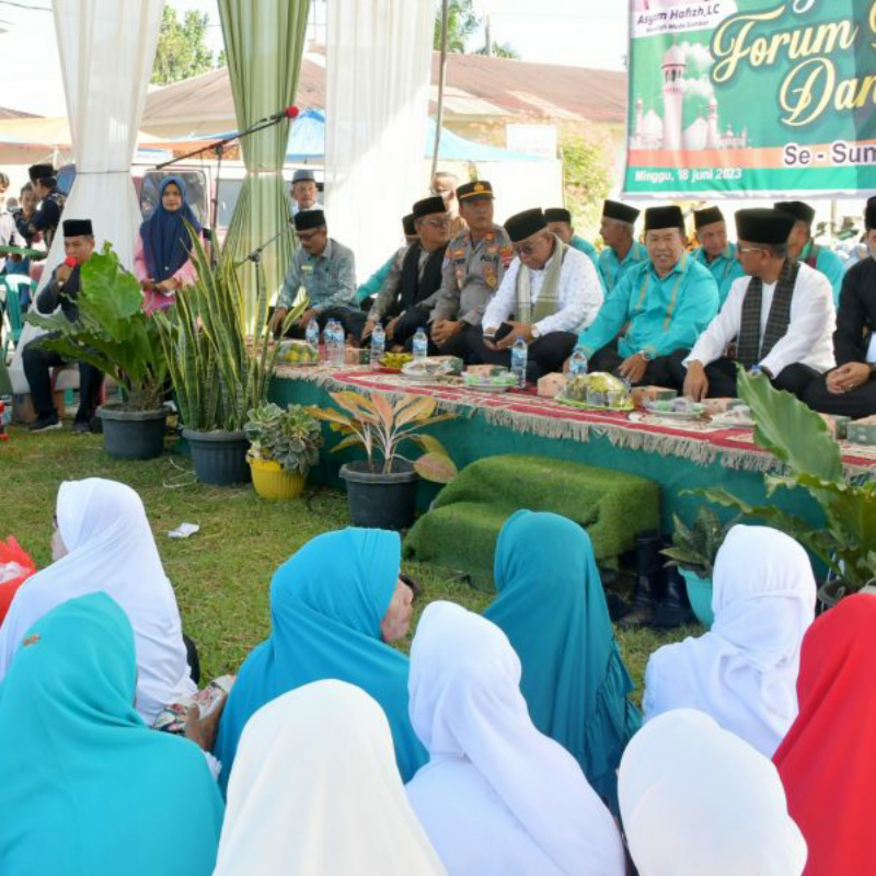 Suasana forum dakwah dan yasinan se Sumatera Barat berlangsung