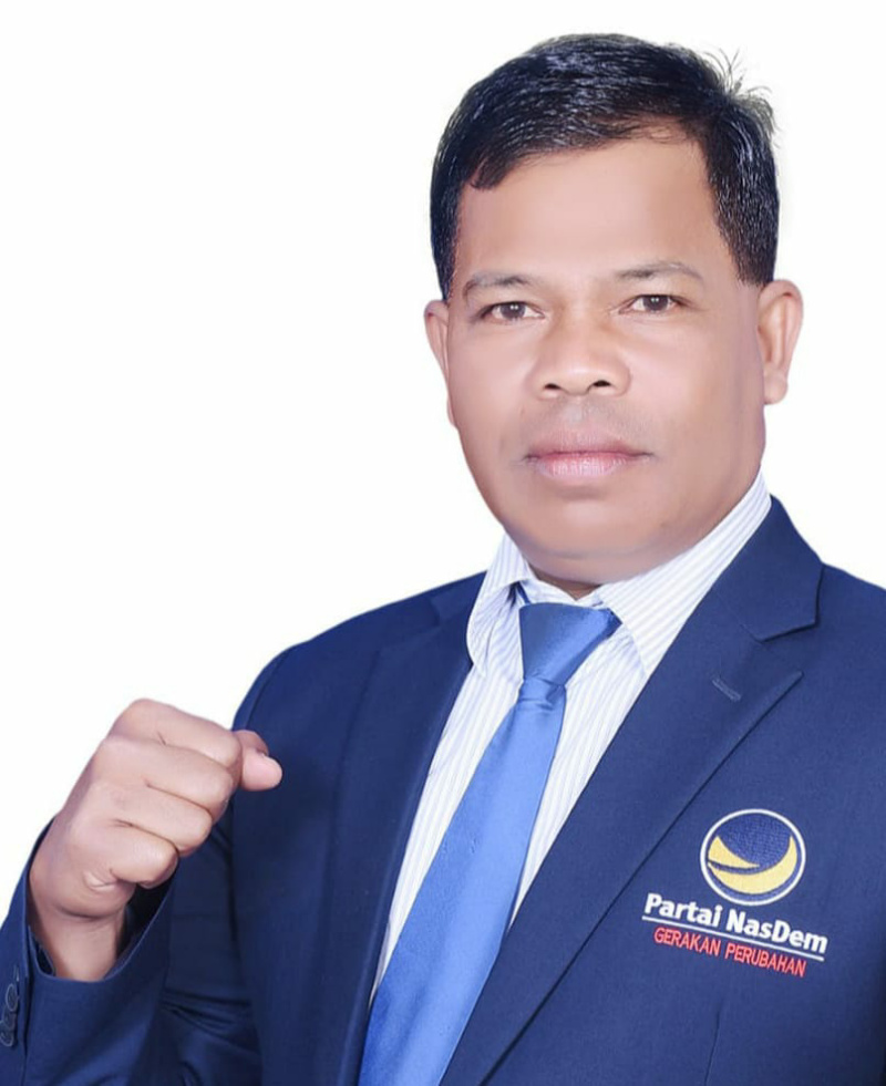 Sekretaris DPD Partai NasDem Kota Padang Panjang, Muslim Sutan Sati.